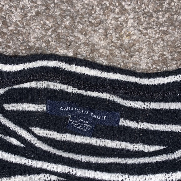 Black and White Stripped Long Sleeve - Picture 3 of 3